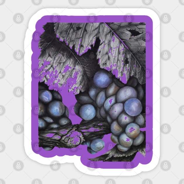 "Grapes of Wrath" Sticker by SeanKalleyArt